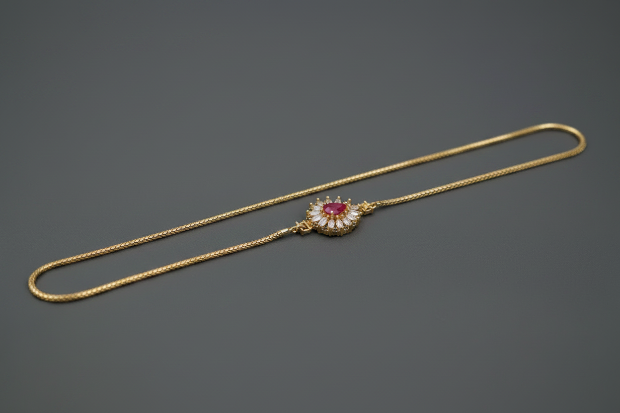 Mop Chain Pink Stone 