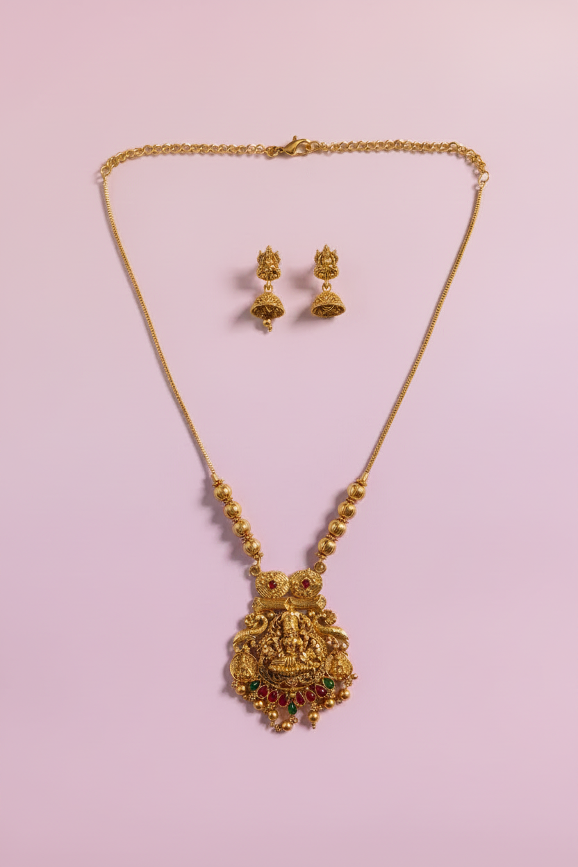 Multi Lakshmi Matte Chain