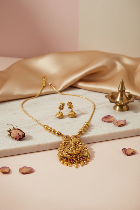 Multi Lakshmi Matte Chain