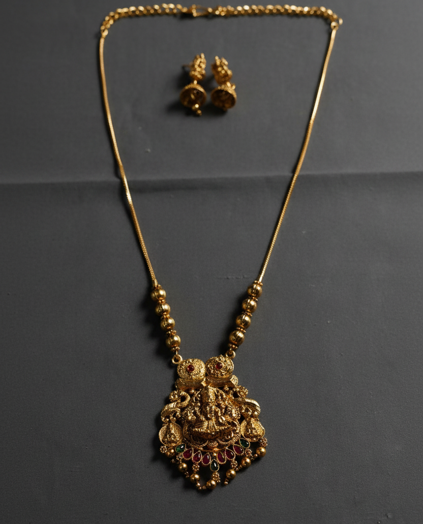 Multi Lakshmi Matte Chain