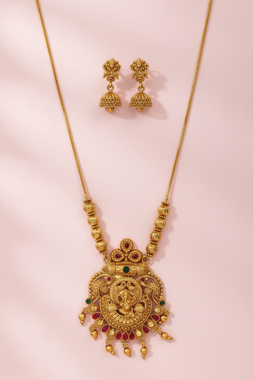 Multi Matte Lakshmi Chain