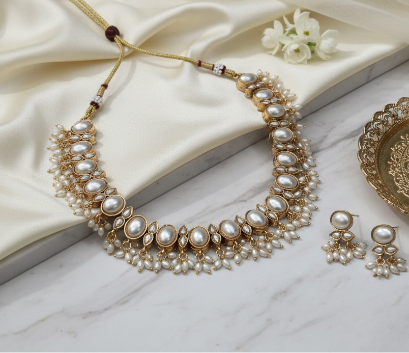 Multi Pearl Reversible Choker