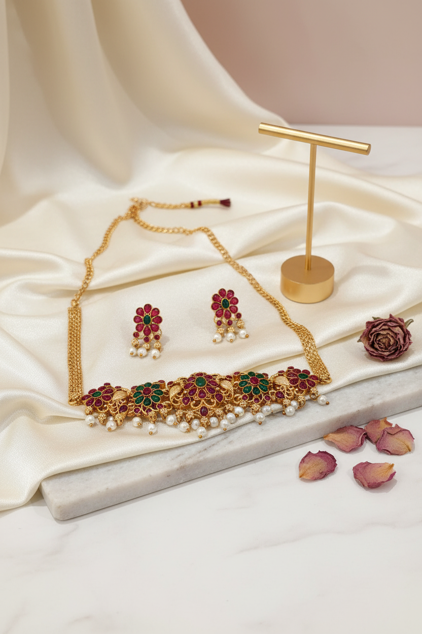 Multi_floral_choker