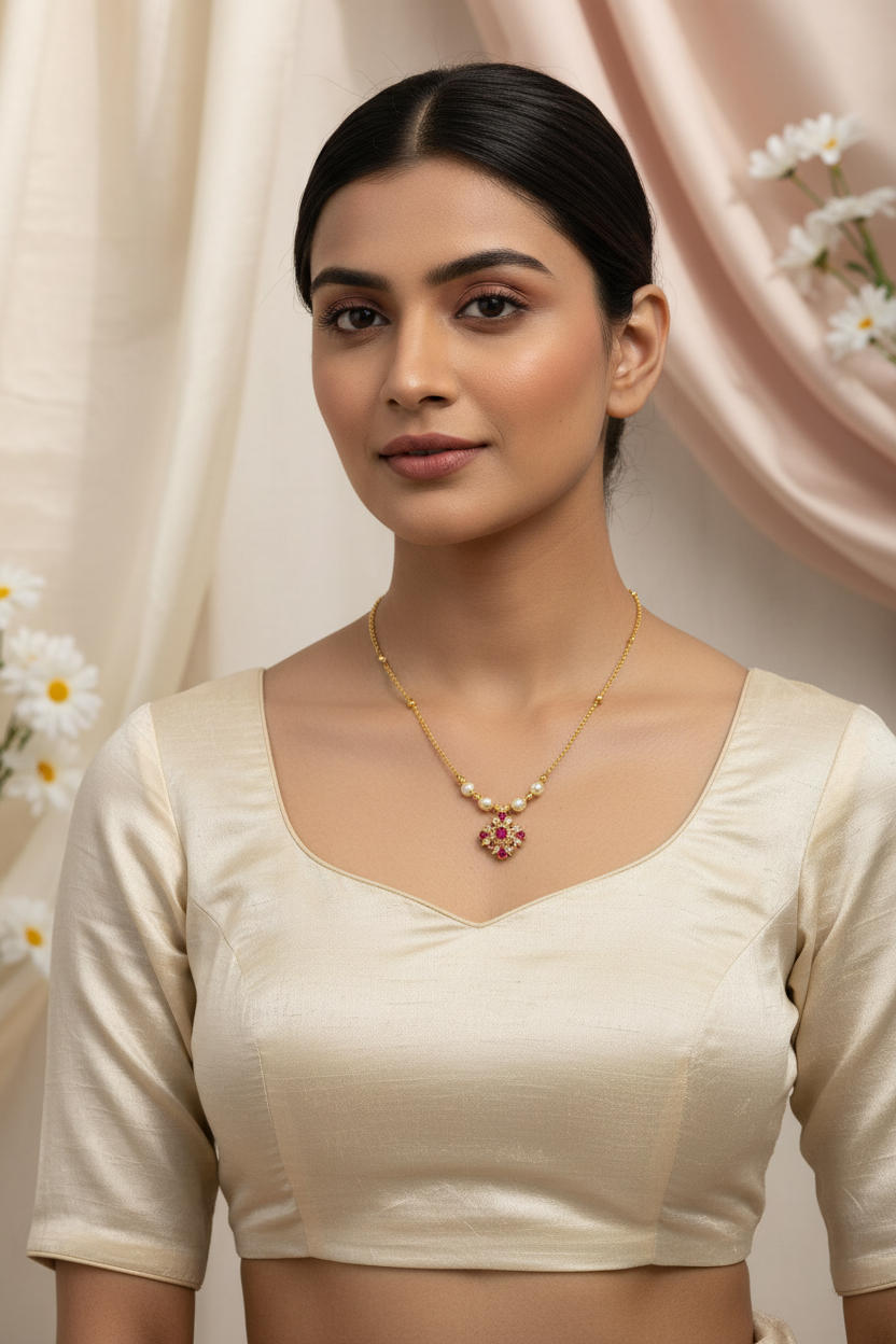 Multicolor AD stone chain 