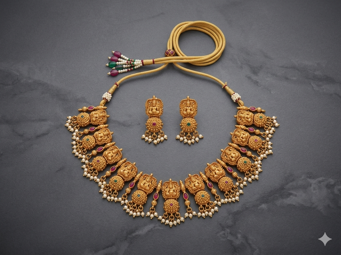 Multicolor Stone Peacock Necklace