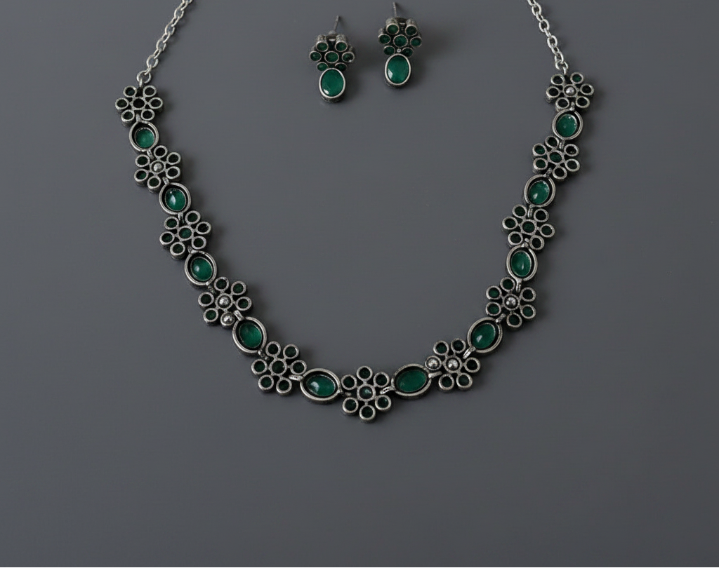 Oxidised-Black-Necklace
