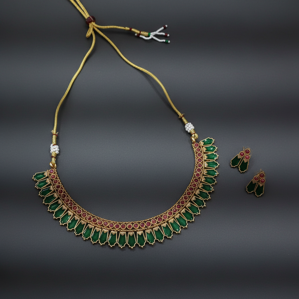 Palak green choker/ necklace 