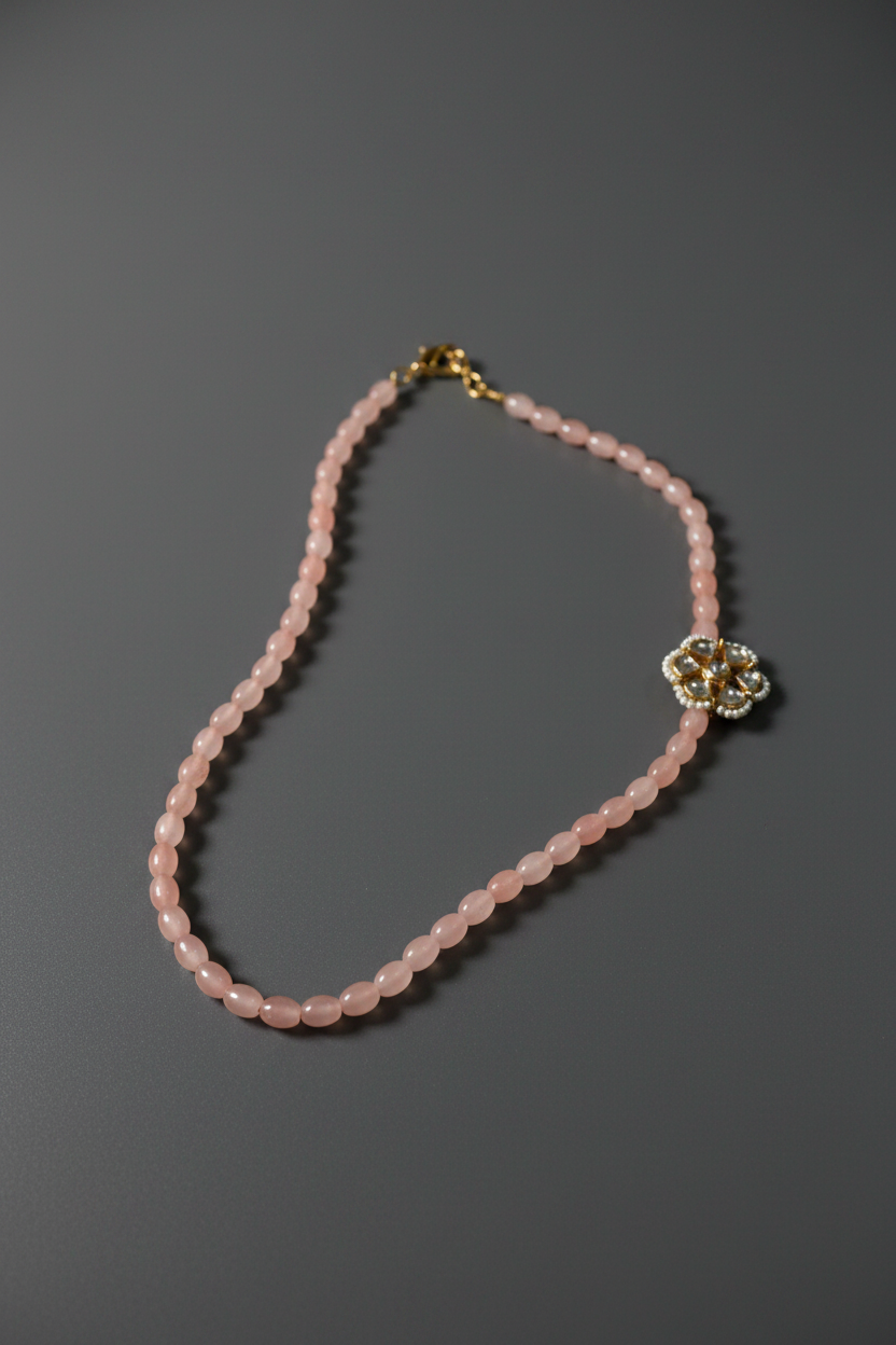 Peach Mop Glass Beads