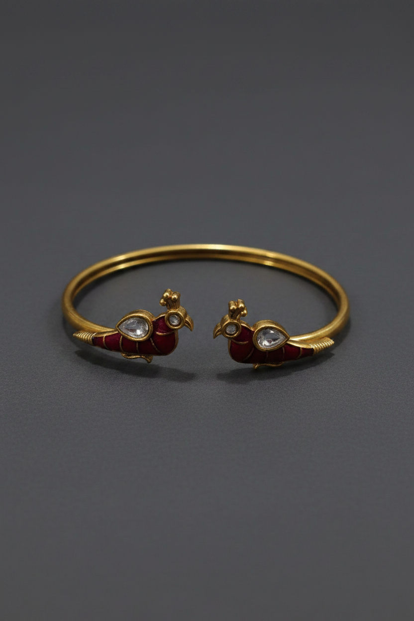 Peacock adjustable bracelet 
