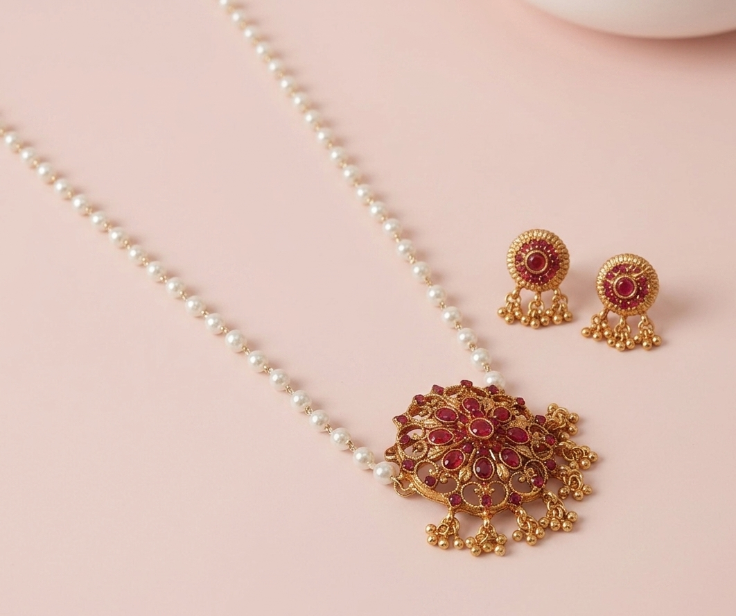 White-Pearl-Reversible-Chain