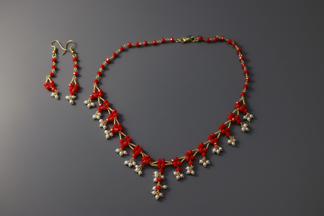 Pearl drops crystal Chain 