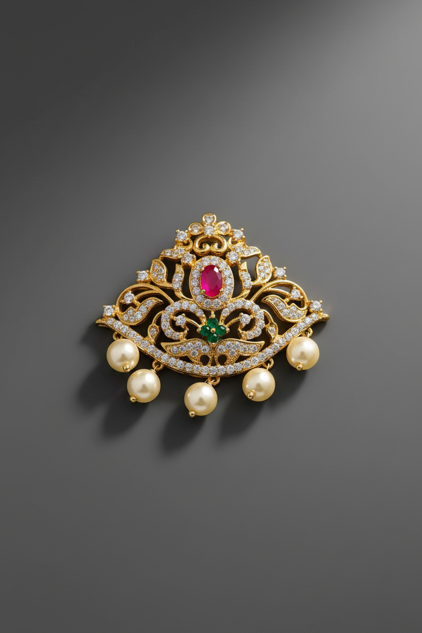 Pink Green AD Pendant 
