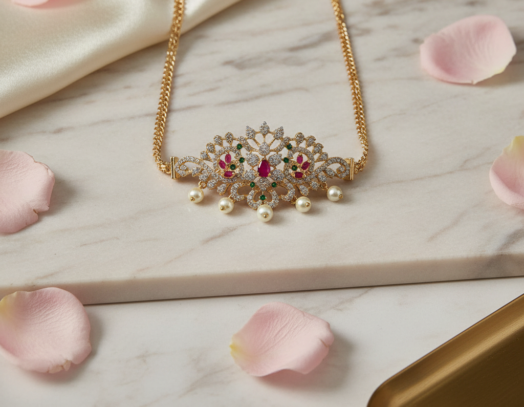 Premium AD Floral Choker