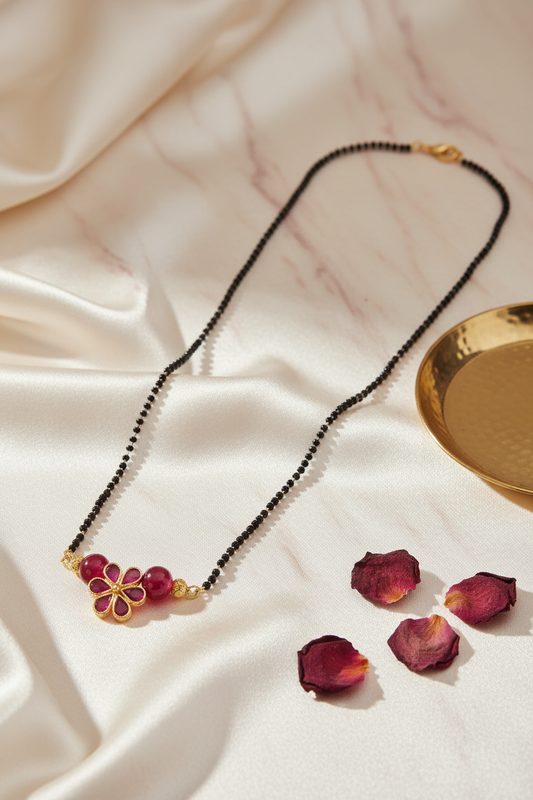 Premium AD Flower Mangalsutra