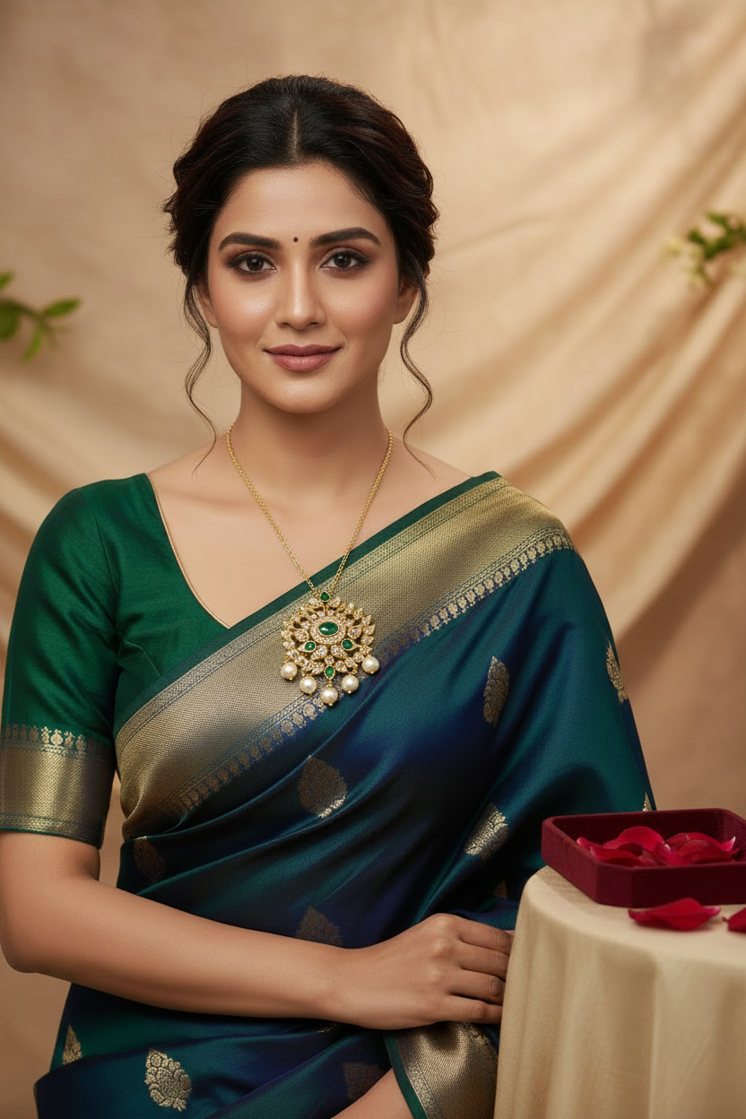 Premium AD Green Pendant 
