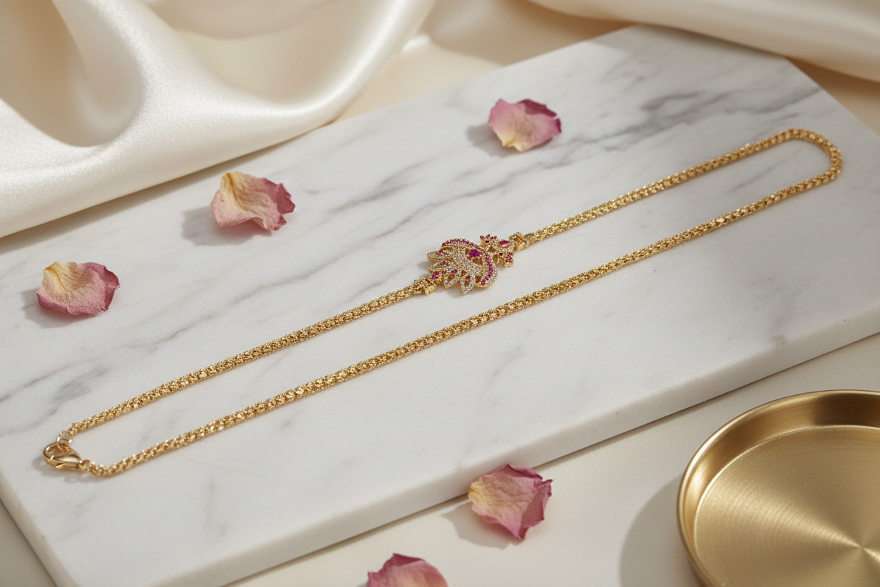 Premium AD Peacock Mop Chain