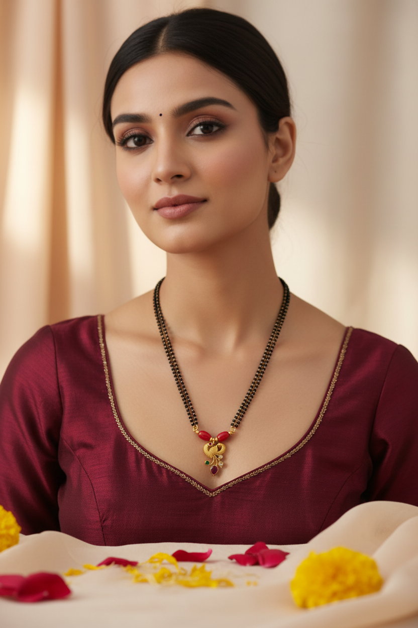 Black Premium Matte Mangalsutra