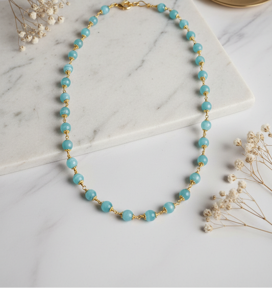 Premium Blue Monalisa Chain