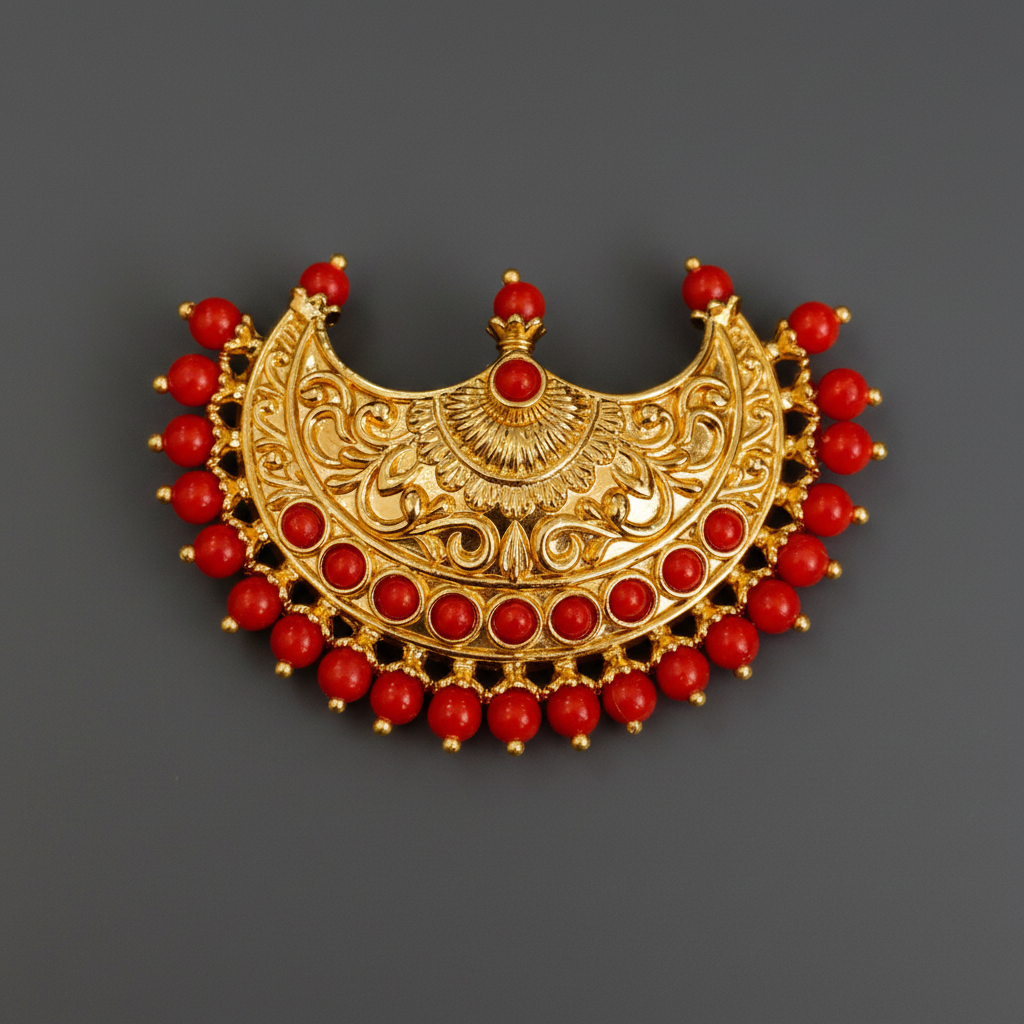 Premium Coral Openable Pendant