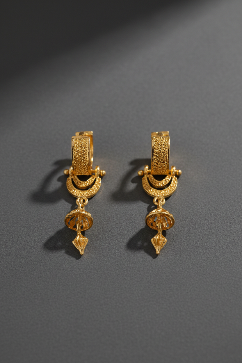 Premium Gold Drops Earrings