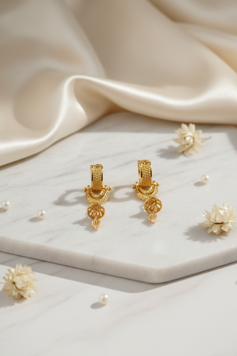 Premium Gold Drops Earrings