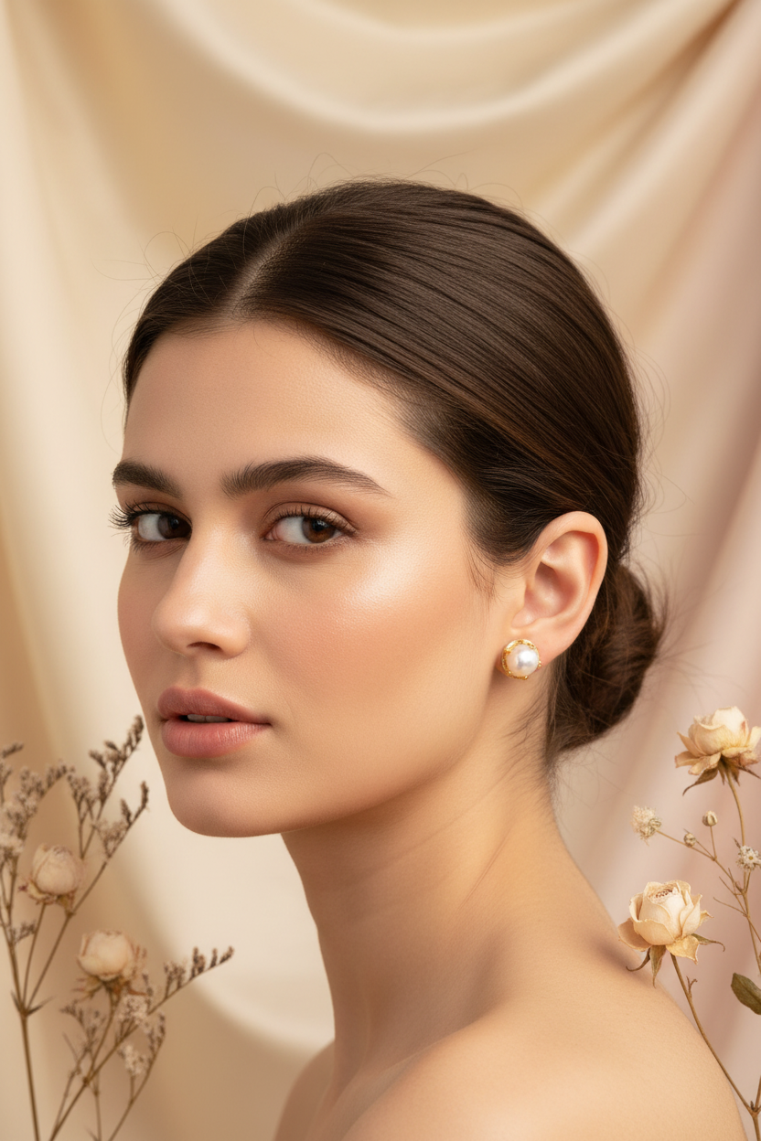 Premium Gold Replica Earrings
