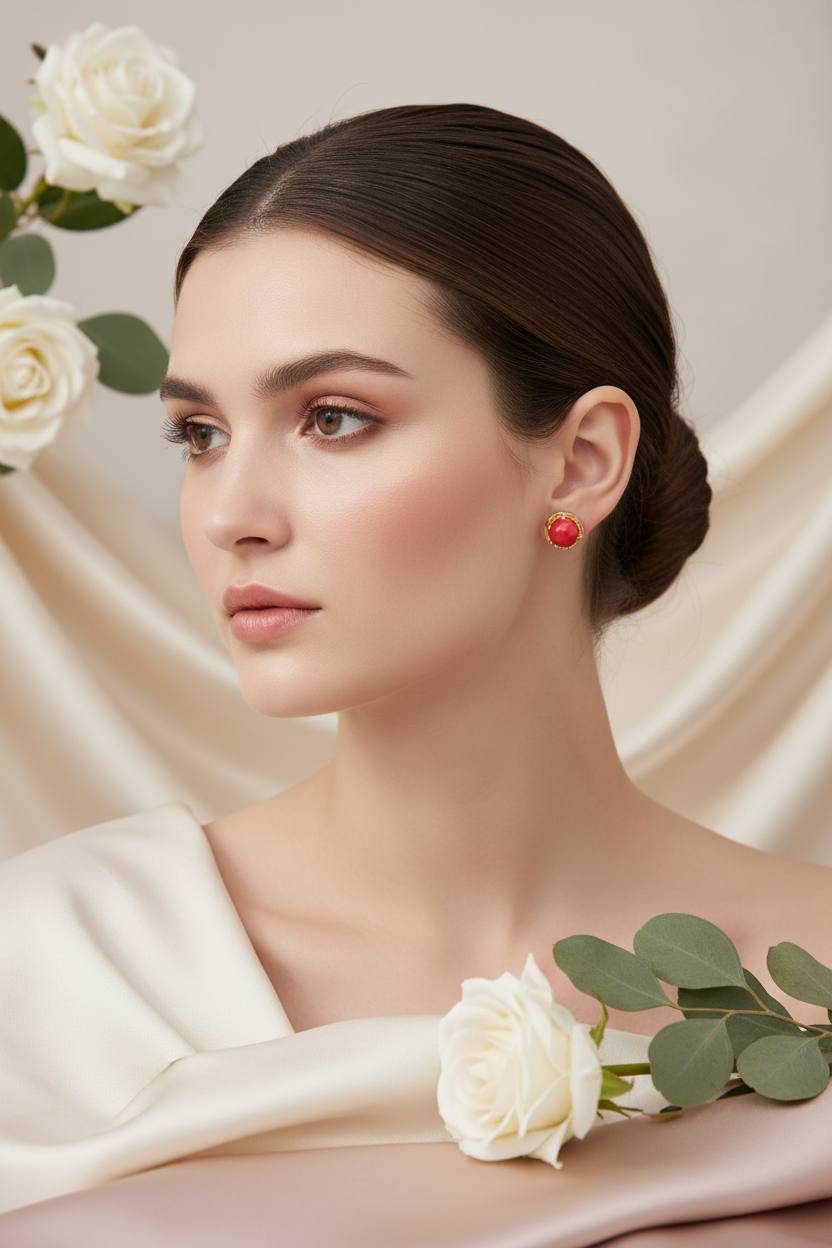 Premium Gold Replica Earrings