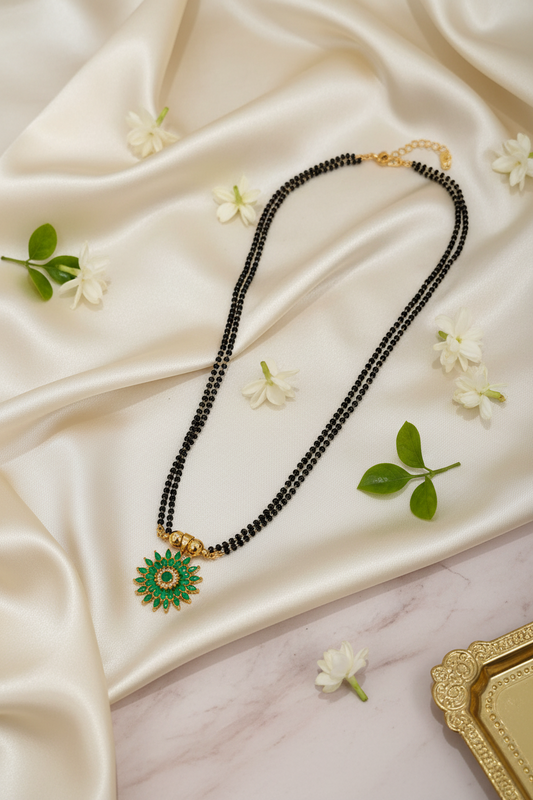 Premium Green AD Mangalsutra 