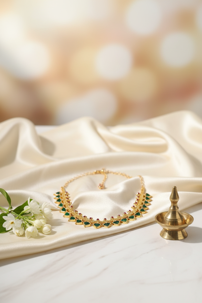 Premium Palak Necklace 