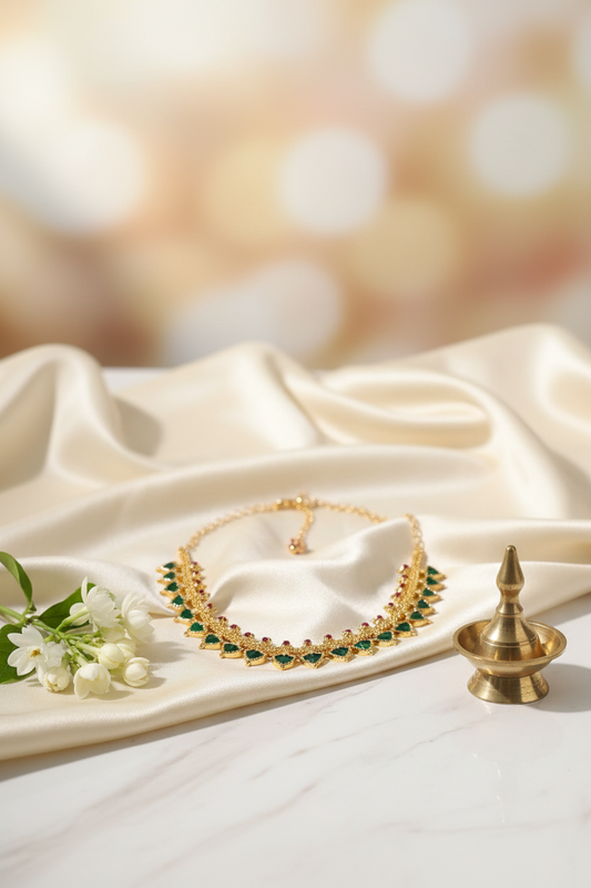 Premium Palak Necklace 