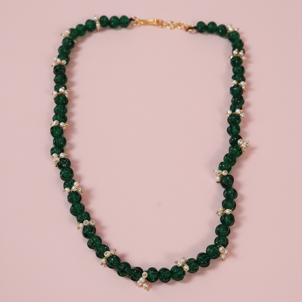 Green Pumpkin Beads Chain