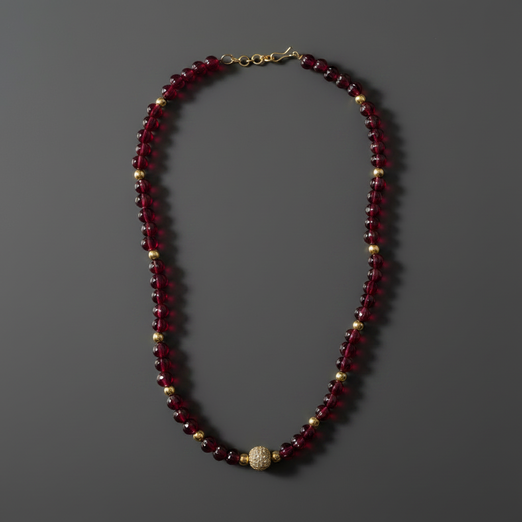 red Pumpkin Beads Chain