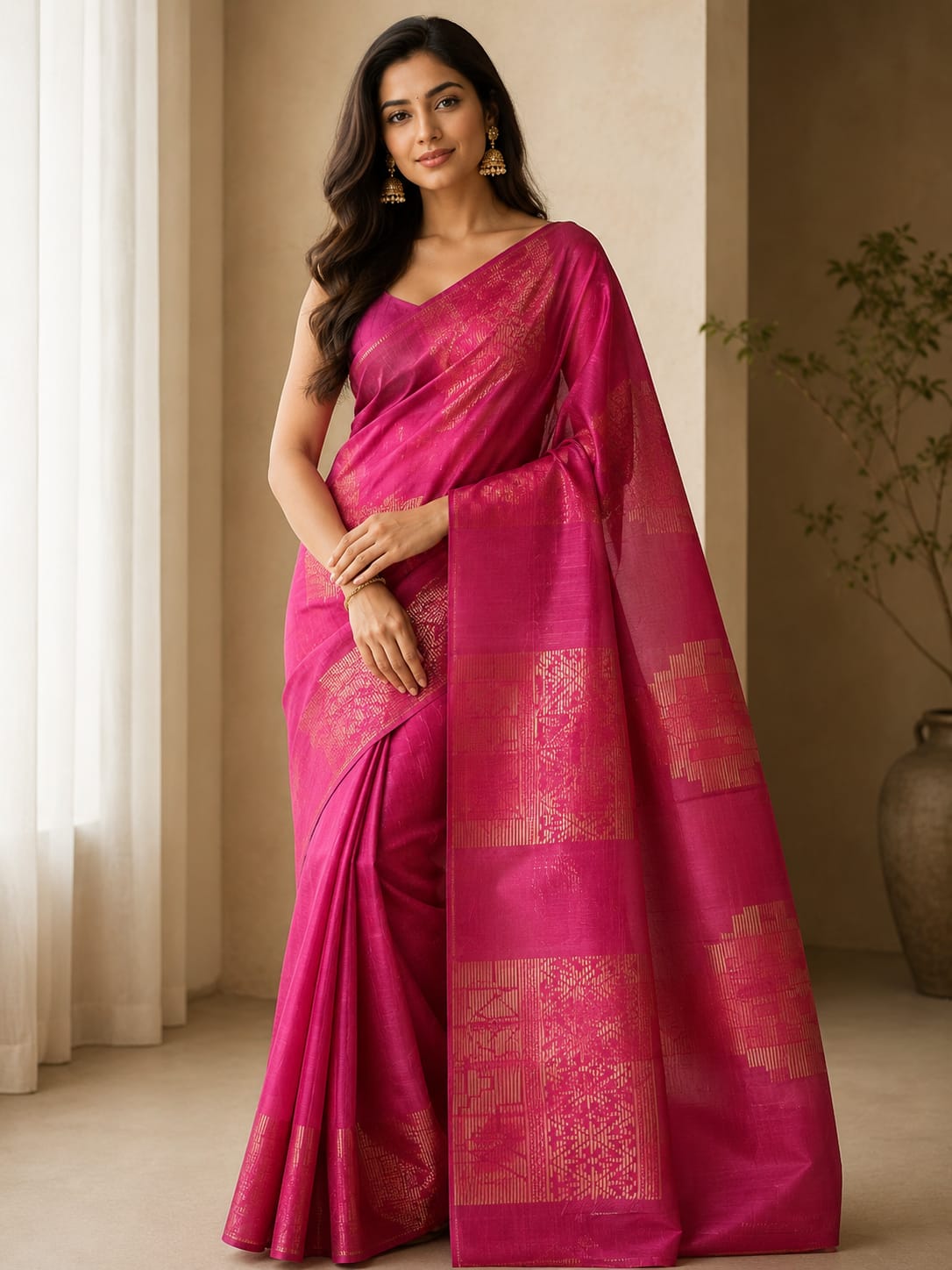 Rani Pink Royal Weave