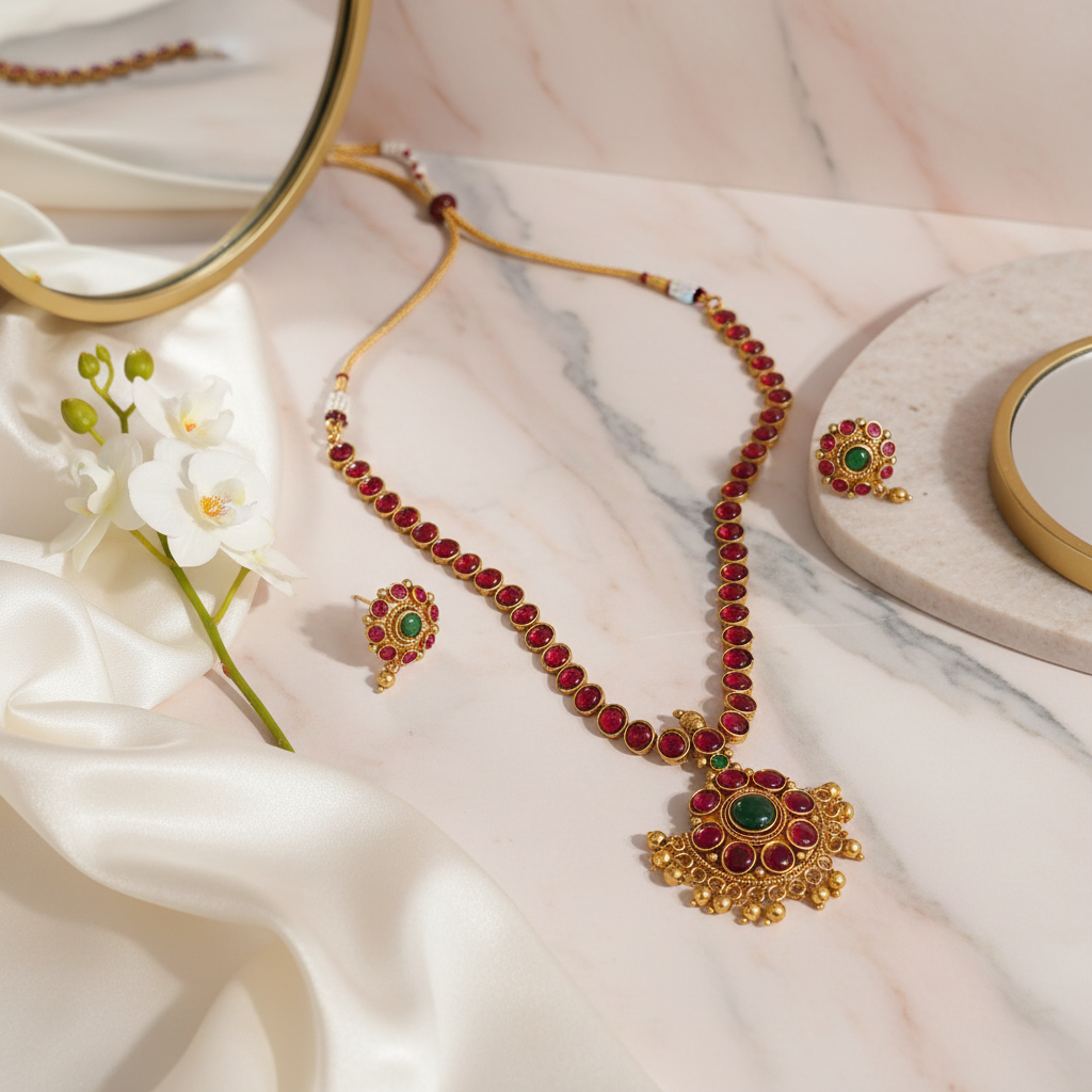 Red-Kemp-Matte-Necklace