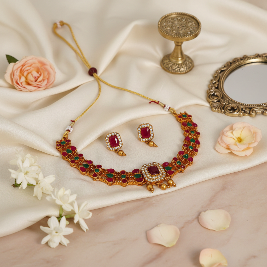 Red-Ruby-Matte-Necklace
