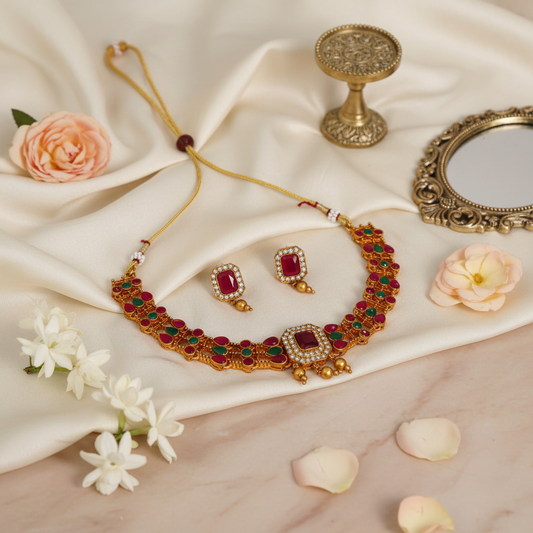 Red-Ruby-Matte-Necklace