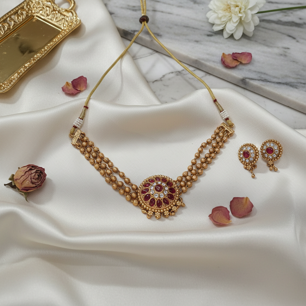 Red Golden Choker
