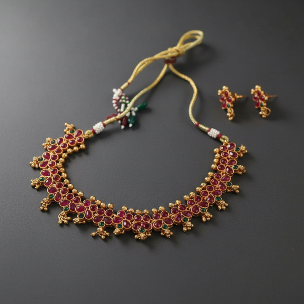 Red Green Kemp Necklace 