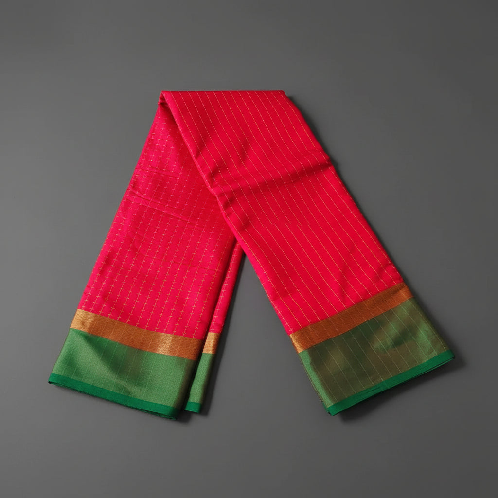 Red Soft Silk Saree