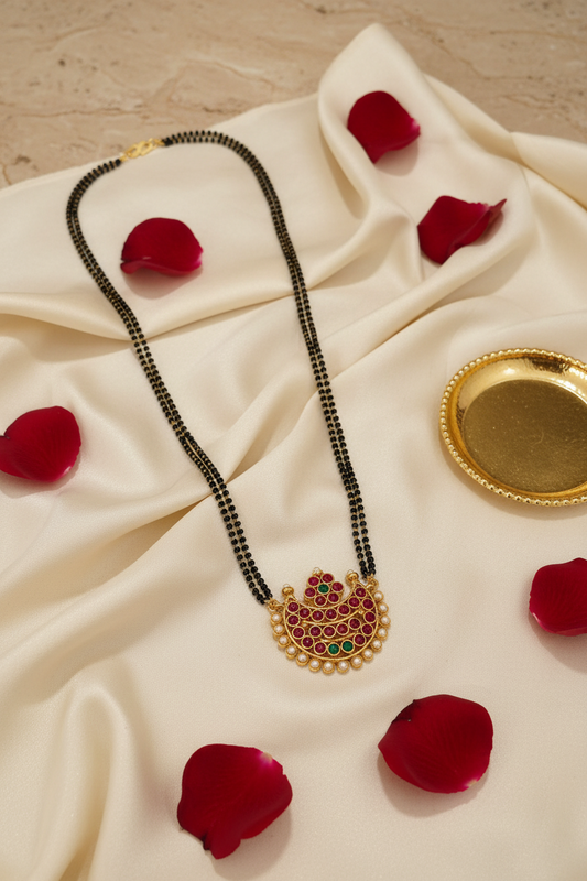 Red Kemp Mangalsutra 