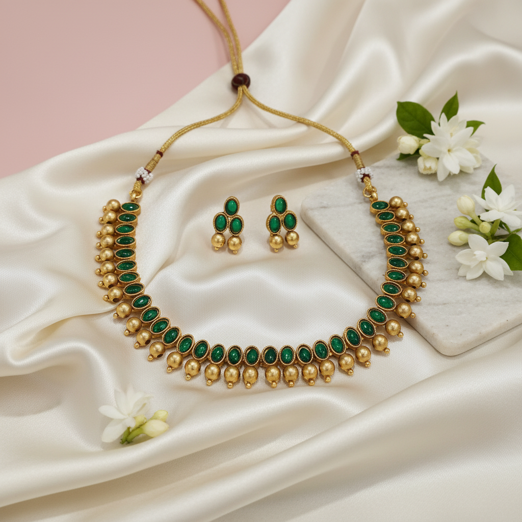 Red Matte Kemp Necklace