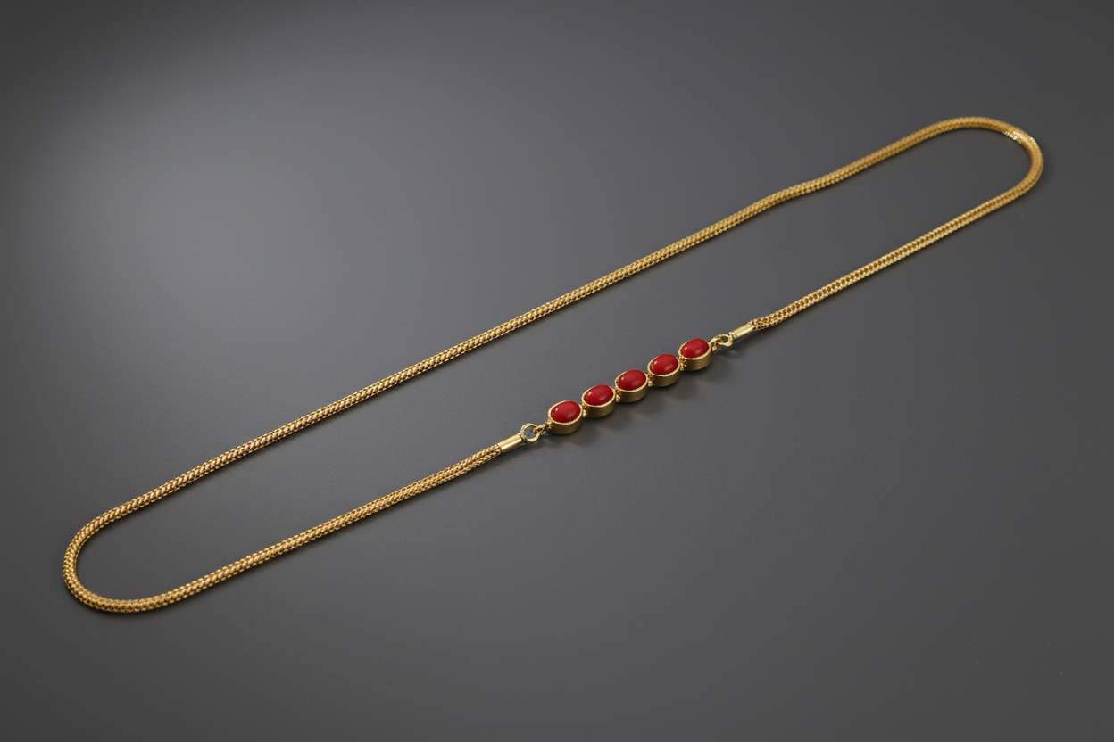 Red Coral Mop Chain