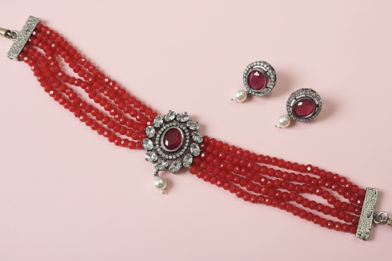 Red Oxidised AD Choker