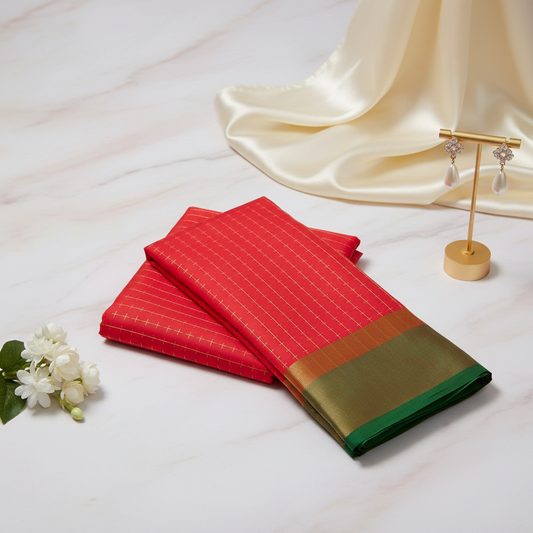 Red Soft Silk Saree