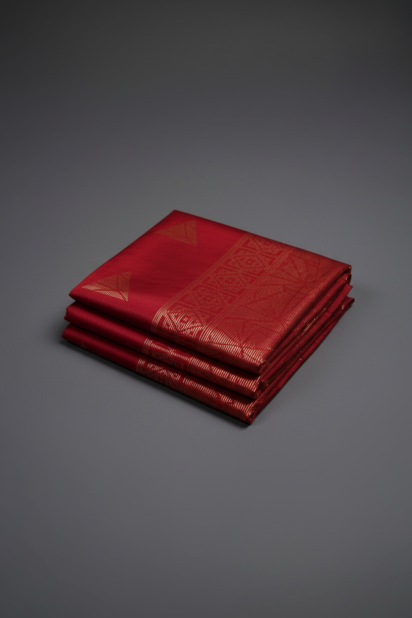 Red Weave Royal Saree