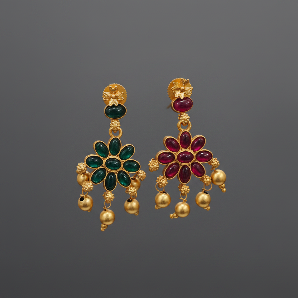 Kemp Reversible Matte Earrings