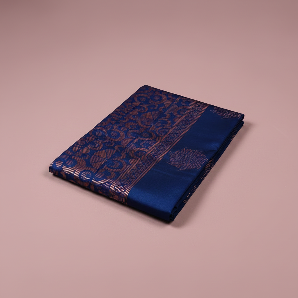 Royal Blue Weave Saree