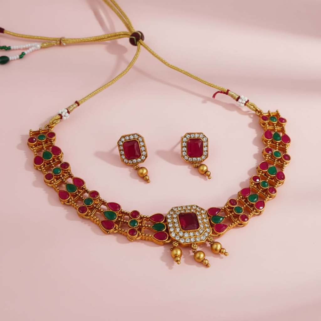 Red-Ruby-Matte-Necklace