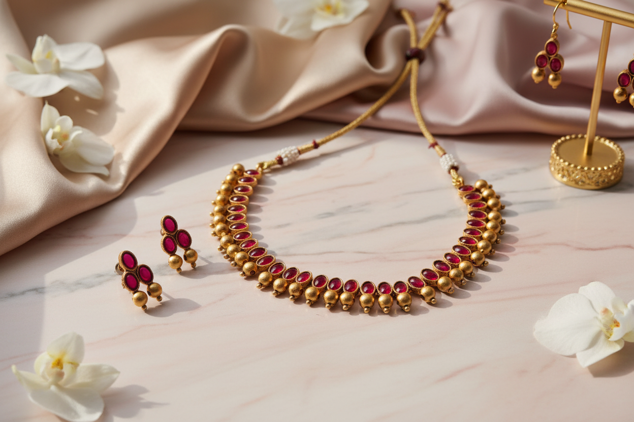 Ruby Kemp Necklace