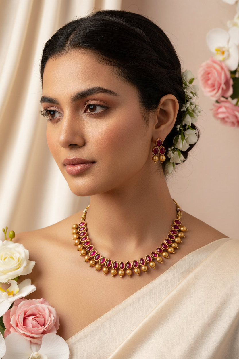 Ruby Kemp Necklace